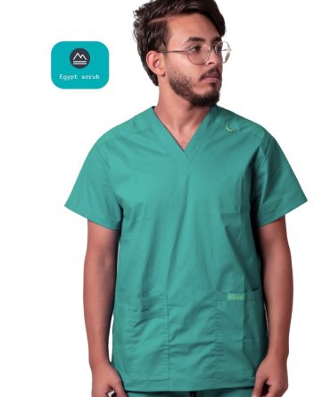 medical scrub green