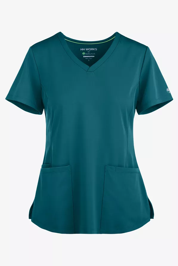 HE2500_022626_CARIB_1 Healing Hands Monica Scrub Top Women