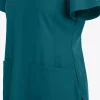 HE2500_022626_CARIB_4 HH Works by Healing Hands Monica Women's 4-Pocket STRETCH V-Neck Scrub Top